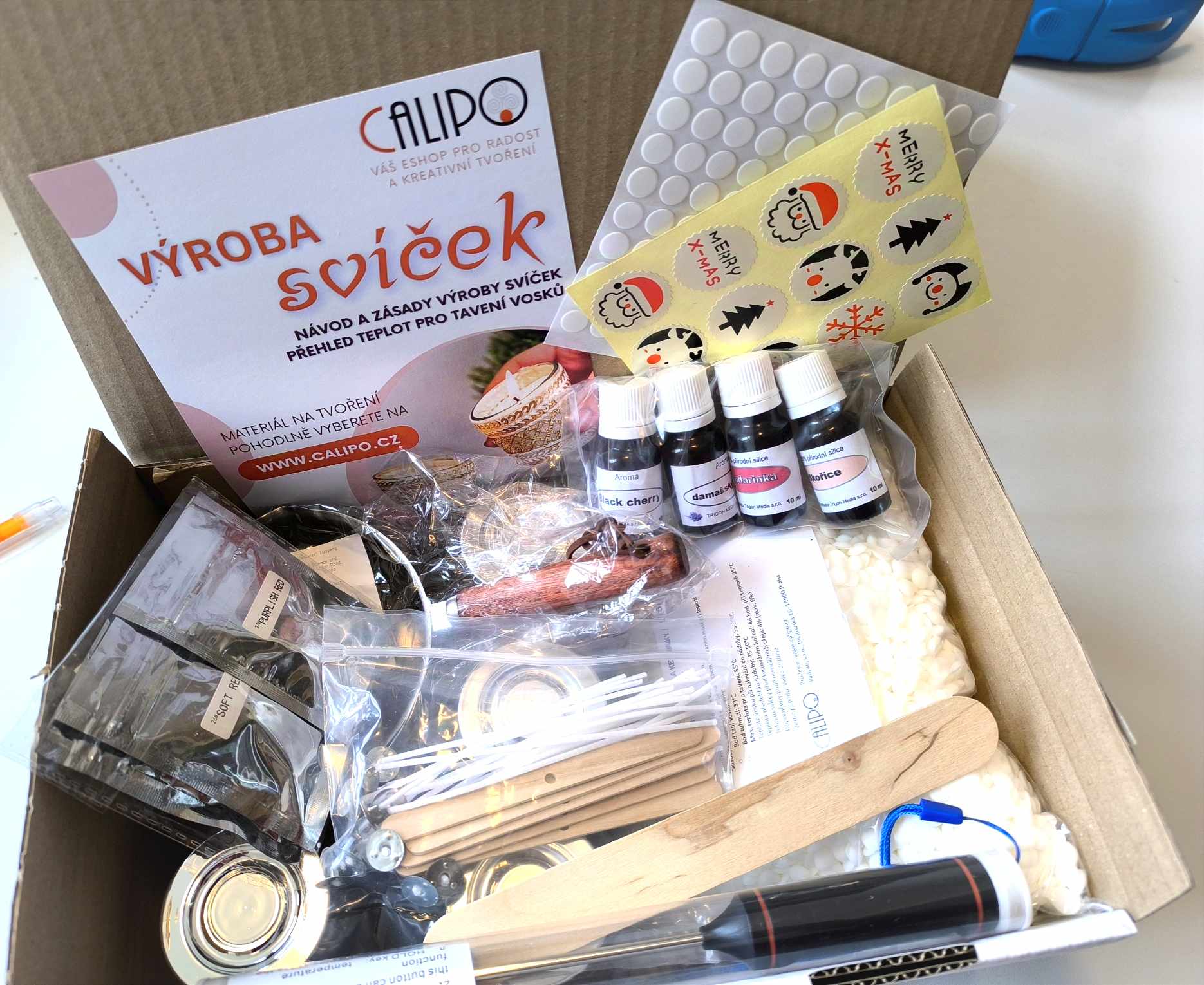 Sada na výrobu svíček CALIPO CLEVER CANDLE SET 1